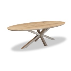 Eetkamertafel Dutch Oak Steel