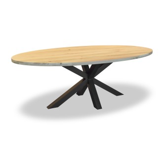 Eetkamertafel Dutch Oak Steel