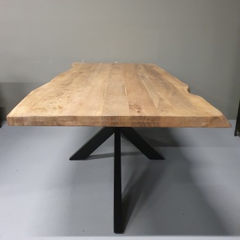 Eetkamertafel Anaconda | Naturel | Spinpoot | 220 x 100 cm