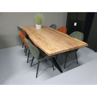 Eetkamertafel Anaconda | Naturel | Spinpoot | 220 x 100 cm