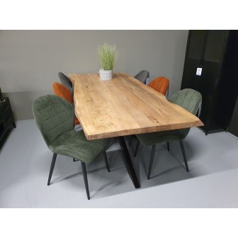 Eetkamertafel Anaconda | Naturel | Spinpoot | 220 x 100 cm