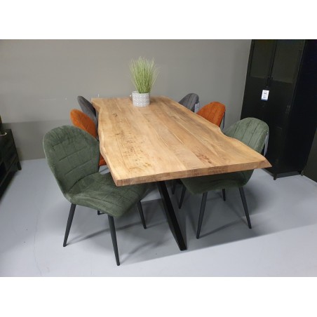 Eetkamertafel Anaconda | Naturel | Spinpoot | 220 x 100 cm