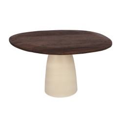 Eetkamertafel Brix Marron 140 cm