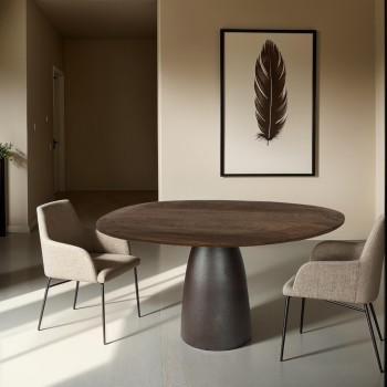 Eetkamertafel Brix Marron Espresso 140 cm