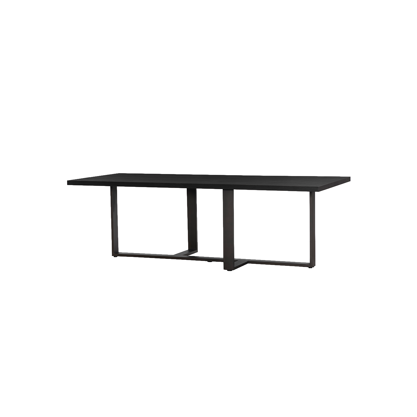 Mincio Eetkamertafel| 240 x 100 x 77 | oak veneer | espresso