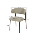 Eetkamerstoel Micah Hush Walnut