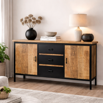 Dressoir Guus 2 drs en 3 lades