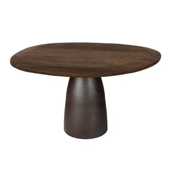 Eetkamertafel Brix Marron Espresso 140 cm