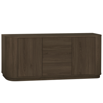 Dressoir Milou | 4 deurs | Lamulux Brown oak