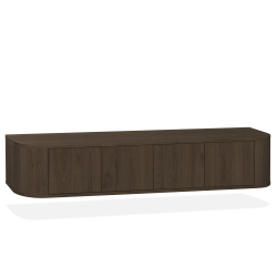 Tv-kast Milou | Groot | Lamulux Brown oak