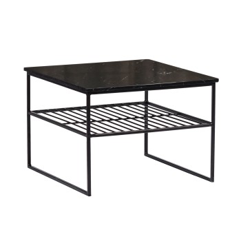 Salontafel Dian Marble Black Black 55cm