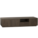 Tv-kast Monique groot | 3 deurs/1 la/1 open | Lamulux Dark Mango