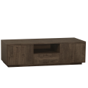 Tv-kast Monique klein | 2 deurs/1 laden/1 open | Lamulux Dark Mango