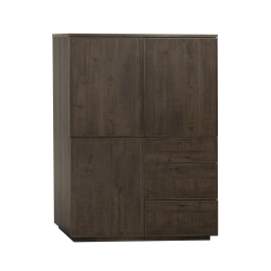 Wandkast Monique | 2 deurs | Lamulux Dark Mango