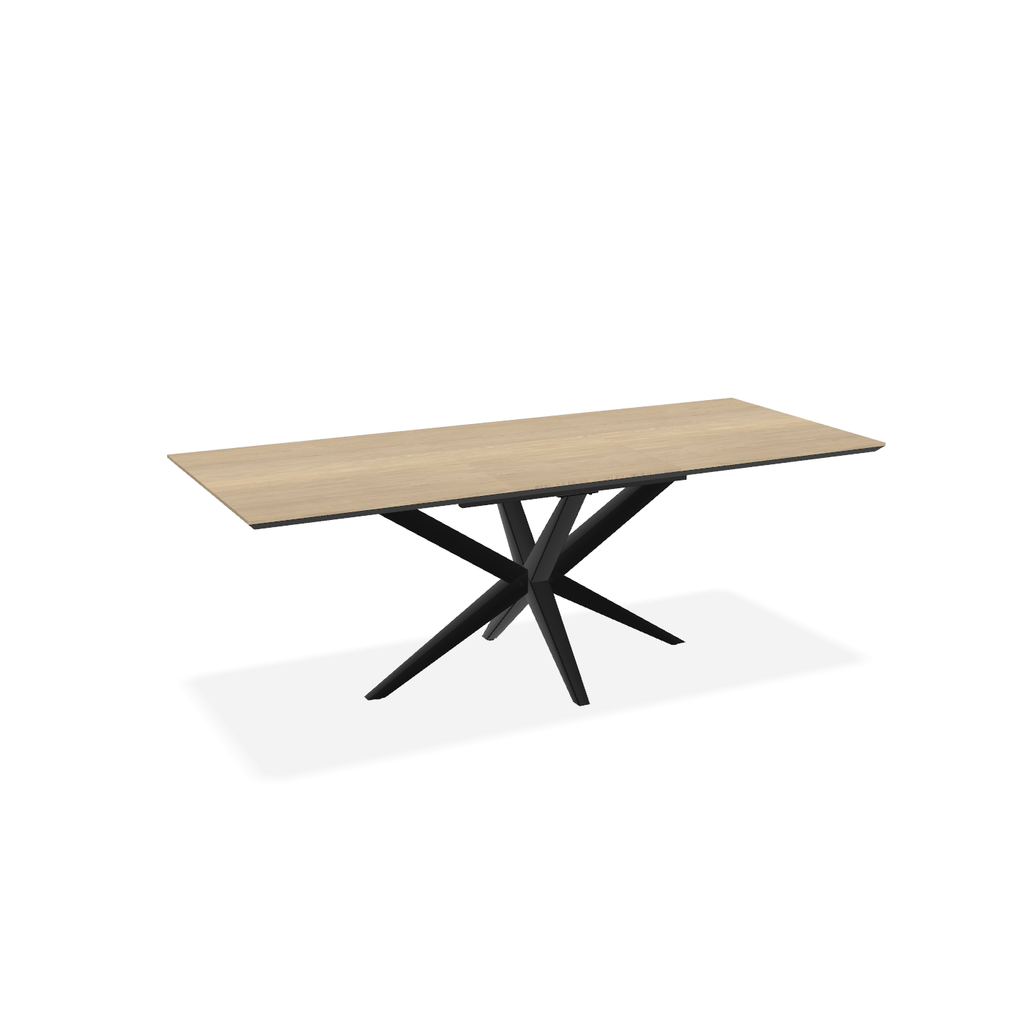 Eetkamertafel Mars | Recht verjongd | Uitschuifbaar | Lamulux