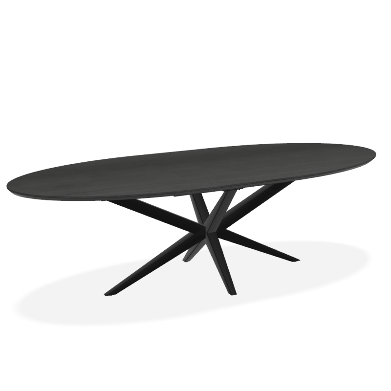 Eetkamertafel Mars | Ovaal verjongd | Uitschuifbaar | Lamulux