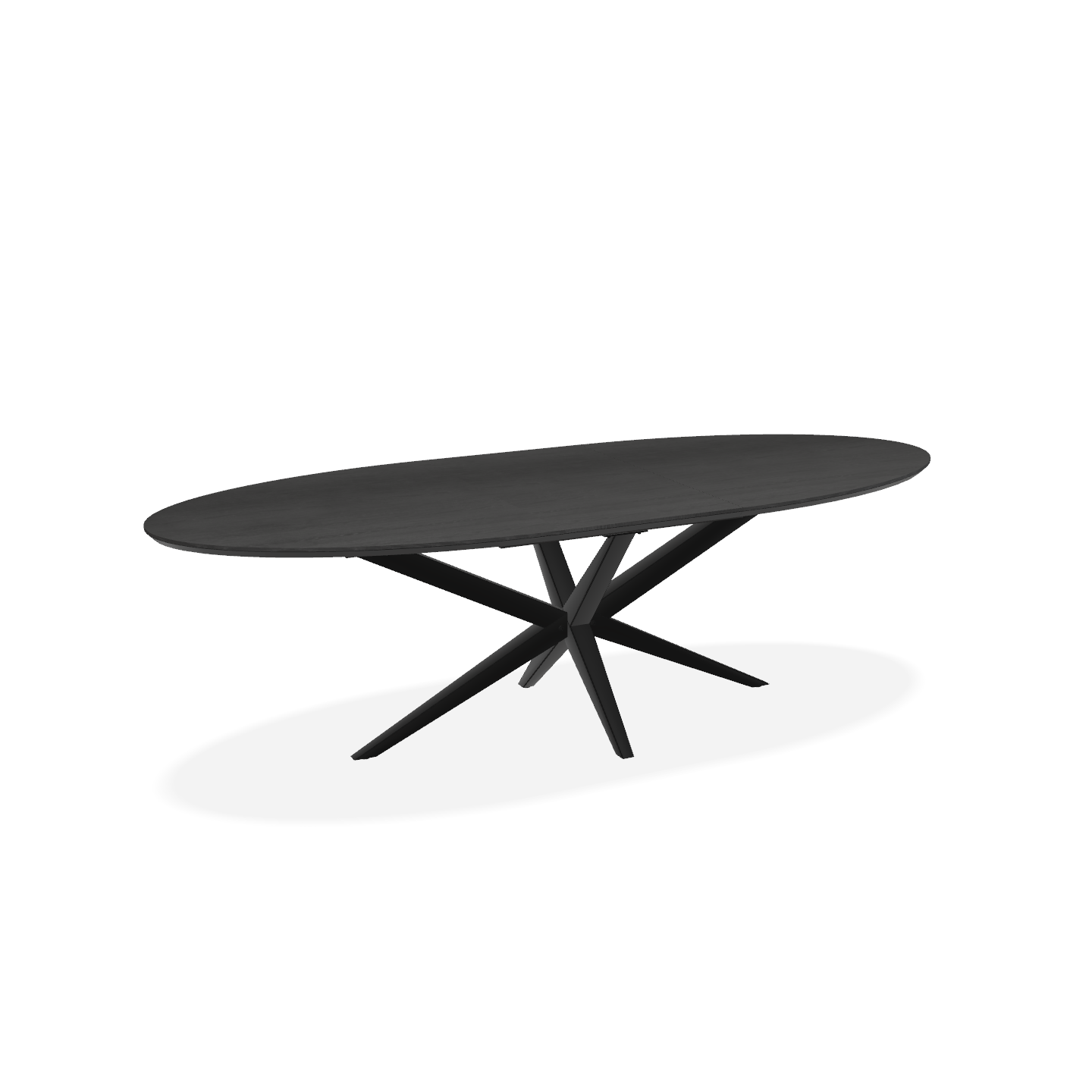 Eetkamertafel Mars | Ovaal verjongd | Uitschuifbaar | Lamulux