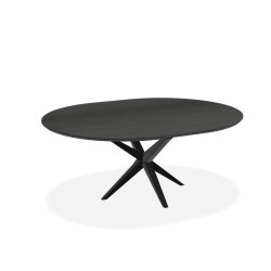 Eetkamertafel Mars | Rond verjongd | Uitschuifbaar | Lamulux