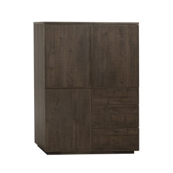Wandkast Monique | 2 deurs | Lamulux Dark Mango
